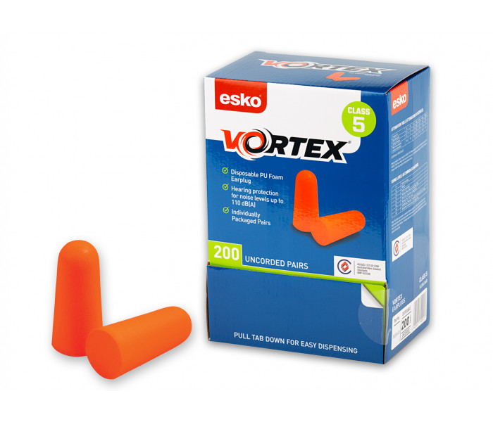 Esko Vortex Bullet Disposable Earplugs-200pr Box